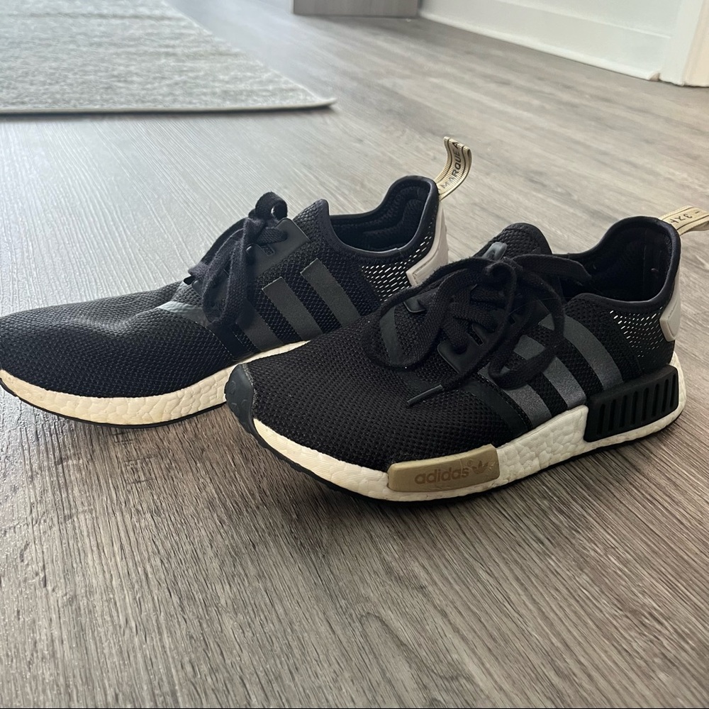 NMD Black and Tan Adidas